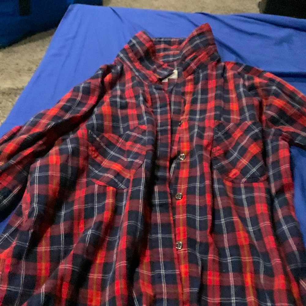 Button up plaited shirt